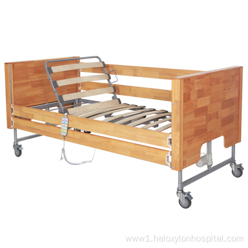 hot sale electric hospital nursing bed with wheels